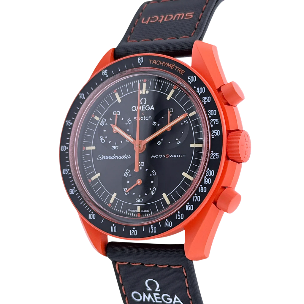 Omega X Swatch MoonSwatch "Mission on Earth - Lava" – Bioceramic | VANTNORDIC Edition