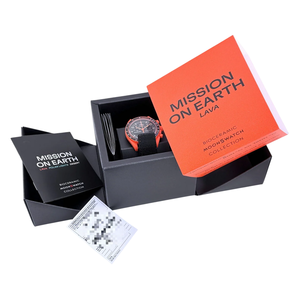 Omega X Swatch MoonSwatch "Mission on Earth - Lava" – Bioceramic | VANTNORDIC Edition