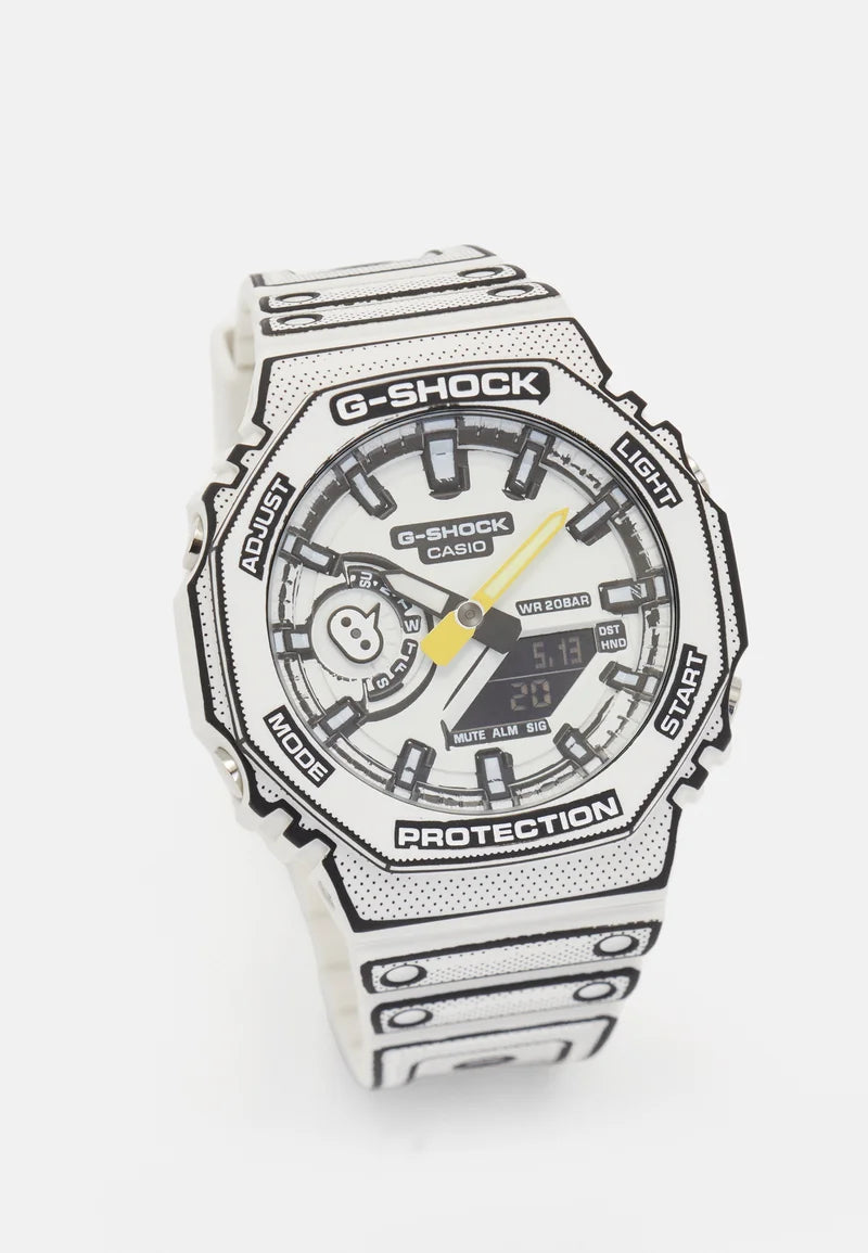 Casio G-SHOCK GA-2100MNG-7A "Manga Edition" – Classic White | Limited Japanese Edition