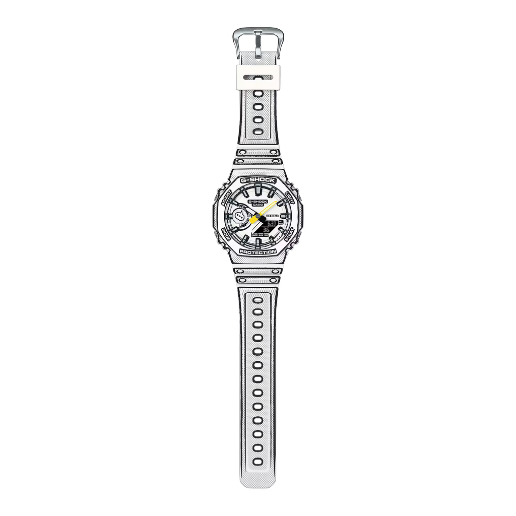 Casio G-SHOCK GA-2100MNG-7A "Manga Edition" – Classic White | Limited Japanese Edition