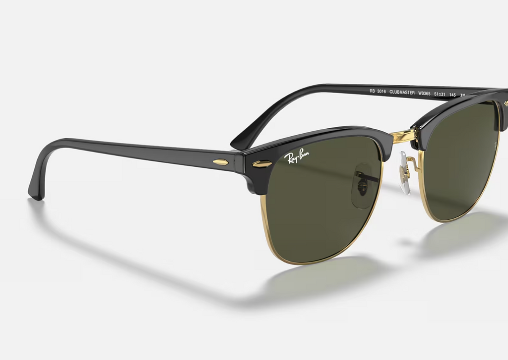 Ray-Ban Clubmaster Classic - Black/Gold