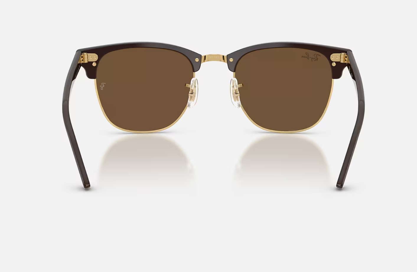 Ray-Ban CLUBMASTER - Gloss Brown/Gold