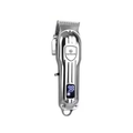 VantNordic Chrome Edition | Professional Cordless Hair Trimmer with LCD Display