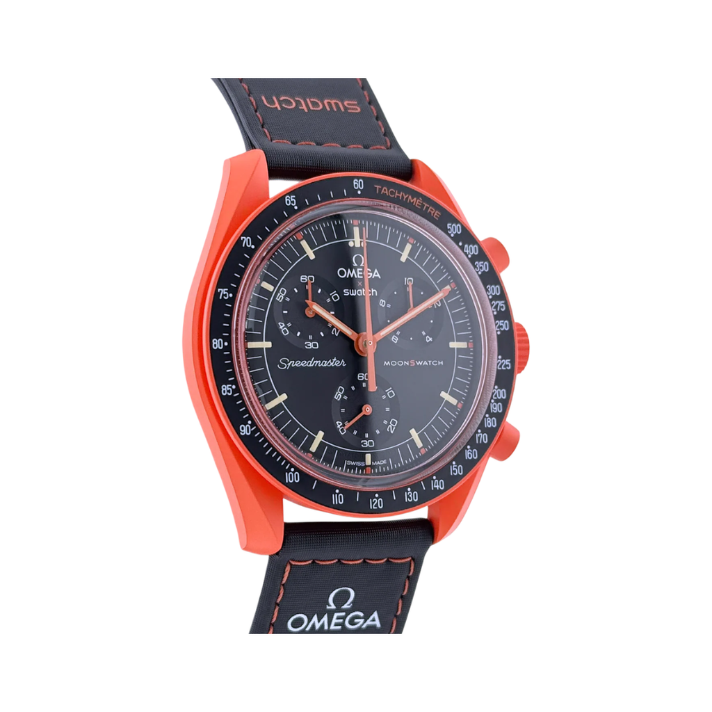 Omega X Swatch MoonSwatch "Mission on Earth - Lava" – Bioceramic | VANTNORDIC Edition