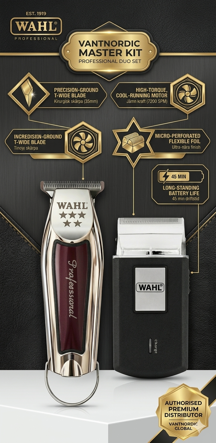 VANTNORDIC Master Kit | Professional Duo: 5-Star Detailer & Mobile Shaver Bundle